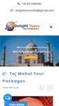 Mobile Screenshot of delighttoursindia.com